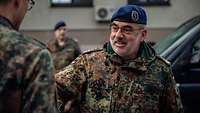 Ein Soldat im Portrait