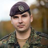 Ein Porträt von einem Soldaten