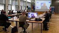 Konferenz der EU-Kommandeure im Europasaal der Ulmer Wilhelmsburgkaserne