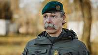 Ein Porträt von einem österreichischen Soldaten