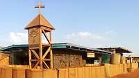 Kirchenzelt im Camp Castor in Gao