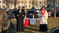 Ökumenische Andacht am St. Martinstag am Holzkreuz
