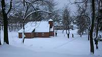 Dezember 2001 im Feldlager Prizren