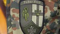 Ein Bundeswehr Patch auf einer Uniform. 