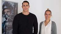 Die Psychologen Nico Popow und Anna Jordan Die Psychologen Nico Popow (links) und Anna Jordan.
