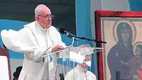 Papst Franziskus auf dem Weltjugendtag in Panama