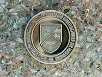 CoinHochwasserhilfeBack Eine Münze mit dem Wappen des BAIUDBw