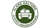 Loge in Grün mit Schriftzug 
