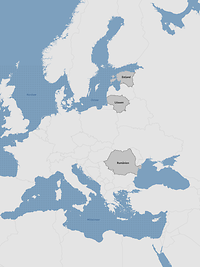 Eine Karte zeigt Anerkannte Missionen der Bundeswehr weltweit.