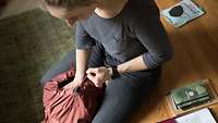 Die Tasche wird gepackt Juliane Sonntag packt ihren Rucksack