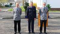 Oberst i. G. Rüther, Generalmajor Dr. Kuebart und Oberst i. G. Mittelberg 