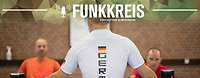 Funkkreis Invictus Games #115 Podcast-Logo "Funkkreis" und Text "Invictus Games", dahinter der Rücken eines Mannes, auf seinem Shirt steht das Wort "Germany"