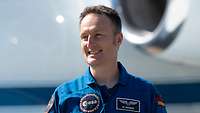 Voller Freude erwartet der deutsche Astronaut Matthias Maurer den Beginn seiner Weltraummission.