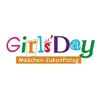 Das bunte Logo des Girls‘ Days vor weißem Hintergrund