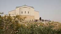 Die Mose-Memorialkirche auf dem Berg Nebo