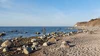 Angeln am Strand