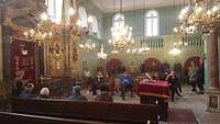 Gottesdienstraum in der Synagoge Carpentras