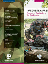 Ihre zweite Karriere: Reserve im Sanitätsdienst der Bundeswehr
