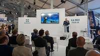 Inspekteur der Luftwaffe, Generalleutnant Ingo Gerhartz, eröffnet die ILA 2022