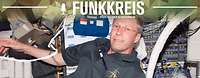 Funkkreis Bundeswehr und Weltraum #120 Podcast-Logo "Funkkreis" und Text "Bundeswehr und Weltraum", dahinter ein Astronaut in der Schwerelosigkeit in einer Raumstation