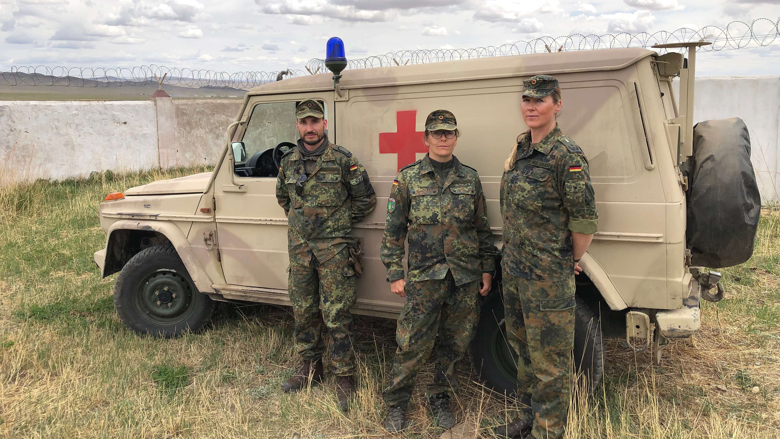 Als Ärztin der Bundeswehr bei der Ausbildungsmission in der Mongolei