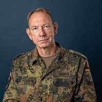 Portrait of Brigadier General Henning Weeke, Deputy chief of staff Support, in uniform