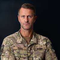 Portrait of Major General Claudio Madile, Deputy Commander of the Eurocorps, in uniform