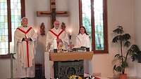 Feierlicher Gottesdienst in der Standort-Kapelle in Euskirchen