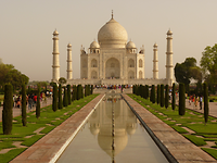 Das indisches Wahrzeichen Taj Mahal