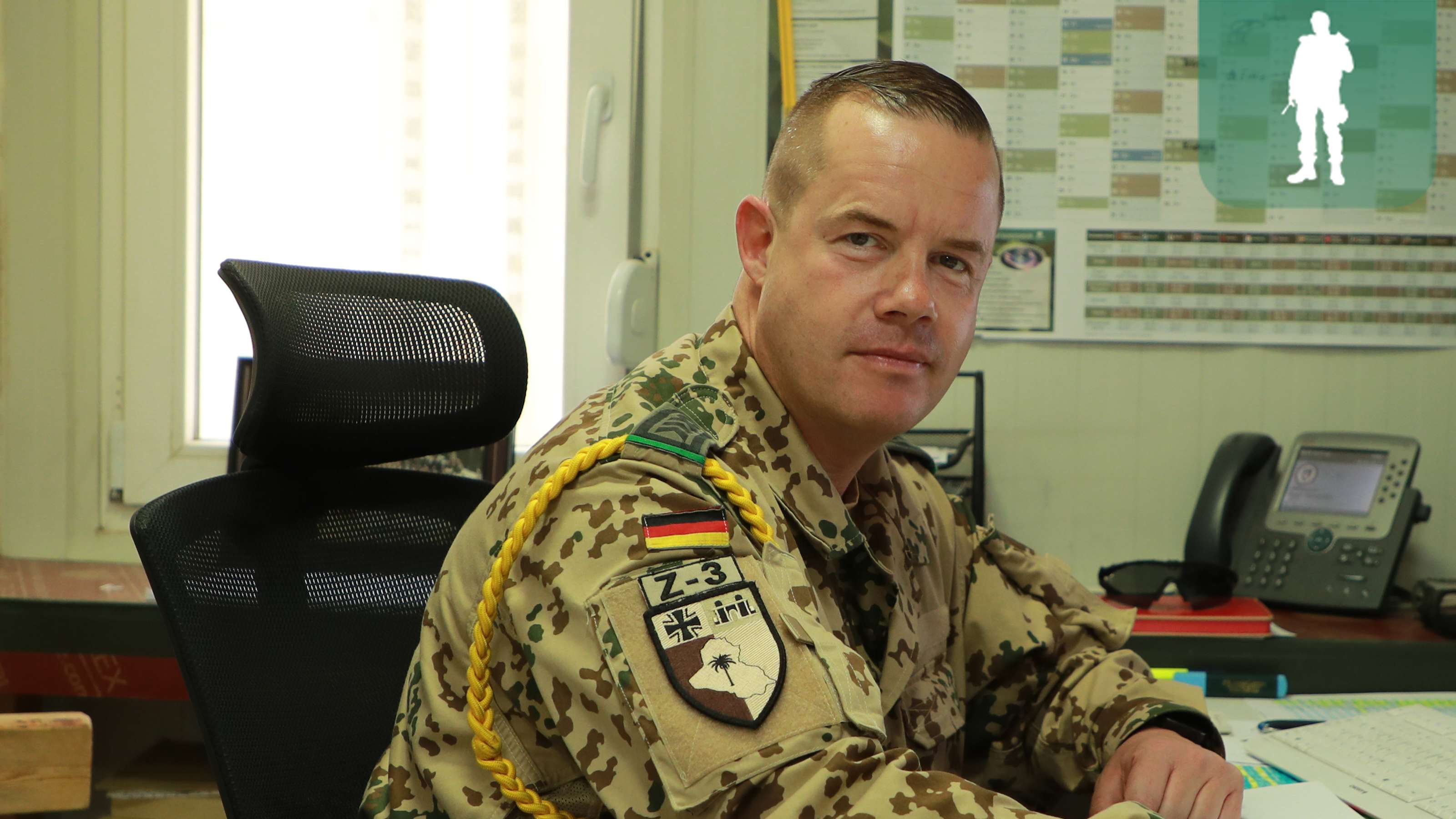 Ich bin iM EINsatz Als Kompaniefeldwebel in Erbil