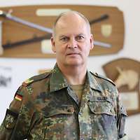 Portrait eines Soldaten