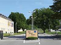 Tor und Wache Robert-Schuman-Kaserne Einfahrttor mit Wache zur Robert-Schuman-Kaserne in Müllheim