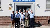 Vertreter der Abteilungen 1, 2, und 4 empfingen die Delegationen zum On-Site Visit (OSV) in Köln-Wahn