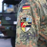 Das Patch zu Baltic Tiger 2022 an einer deutschen Uniform