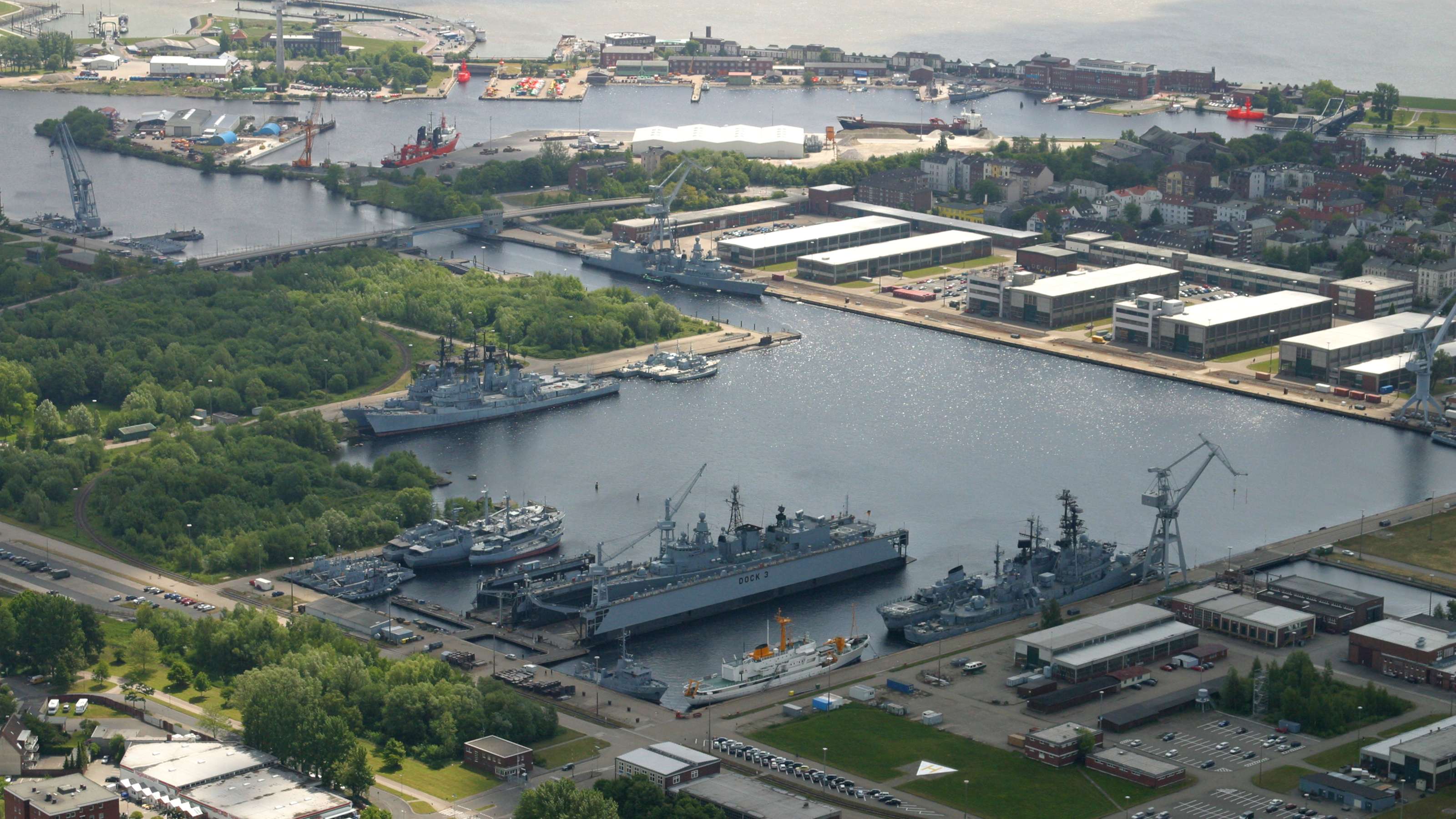 Luftbild Marinearsenal Wilhelmshaven