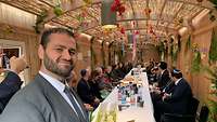 Militärbundesrabbiner Zsolt Balla begrüßte die Teilnehmenden des Seminars zum Laubhüttenfest „Sukkot“