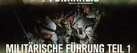 Funkkreis #129: Militärische Führung Teil 1 Podcast-Logo ,,Funkkreis" und Text ,,Militärische Führung Teil 1", dahinter vier Soldaten die eine Lage besprechen.
