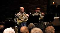 Überschwänglichen Barock präsentiert das Hornquartett