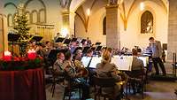 Das Heeresmusikkorps Koblenz präsentierte musikalische Leckerbissen