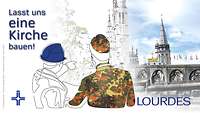 Motiv zur 63. Internationalen Soldatenwallfahrt nach Lourdes/Südfrankreich