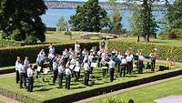 Das Musikkorps spielt in Jönköping