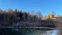 Alpsee und das Schloss Hohenschwangau