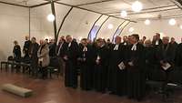 Die Gemeinde beim Einführungsgottesdienst