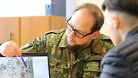 Karte mit Geodaten