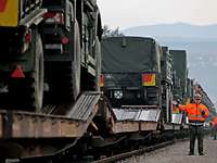 Hafenumschlag Koper Bundeswehr Eisenbahnverladung