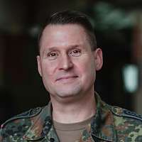 Ein Soldat im Porträt