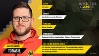 Steckbrief eines Sportlers der Invictus Games 2023