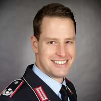 Ein Soldat im Porträt