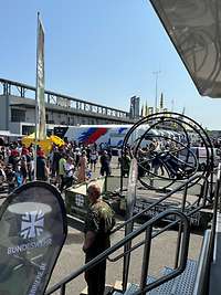 Zu sehen ist das Exponat Aerotrim der Bundeswehr.