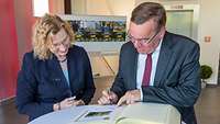 Dienstantrittsbesuch des Verteidigungsministers beim Bundesamt f